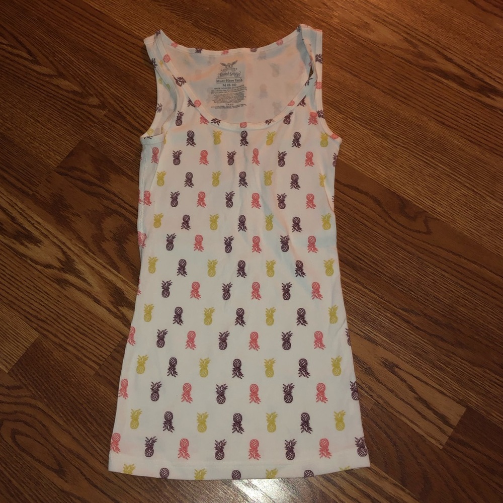 Faded Glory pineapple tank